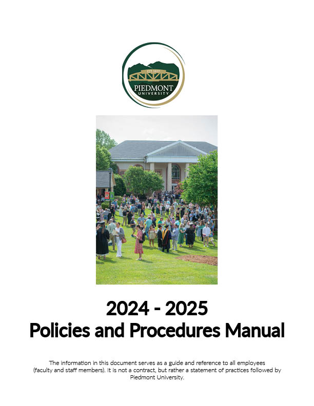 2024-2025 Policies and Procedures Manual Cover